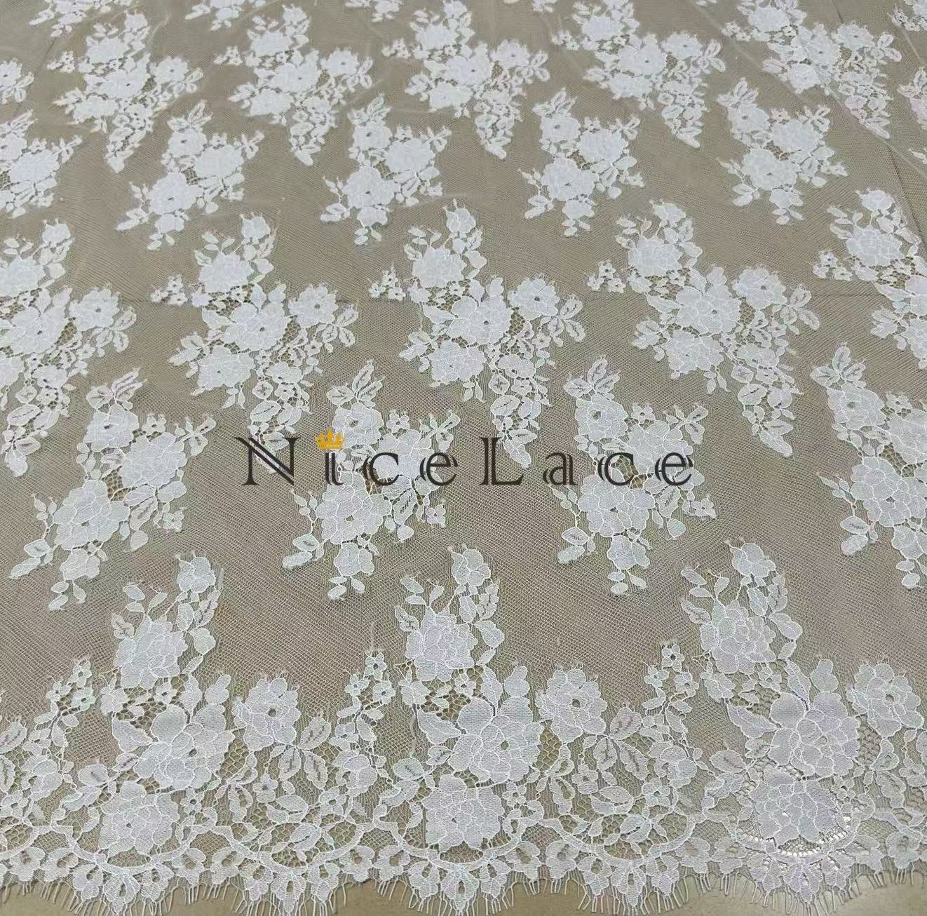 Quality Home Textiles - Новая высококачественная французская кружевная ткань для