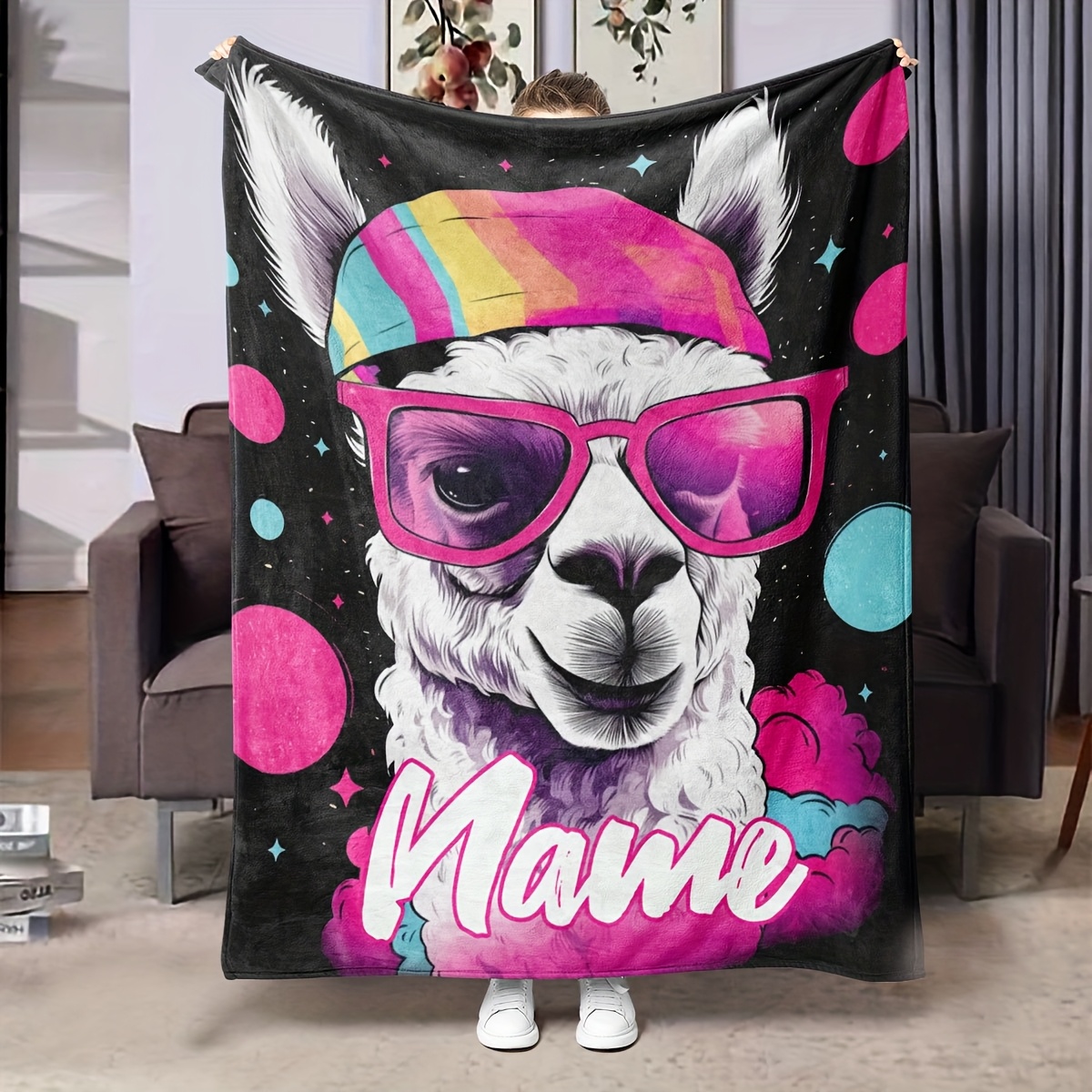 Home Textiles List - Персонализированное одеяло из фланели с именным