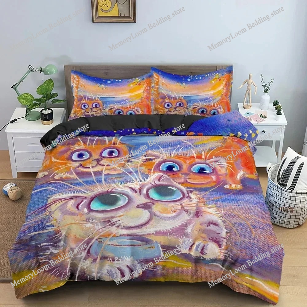 Home Textiles Trends - Модный тренд, современный акварельный комплект постельного