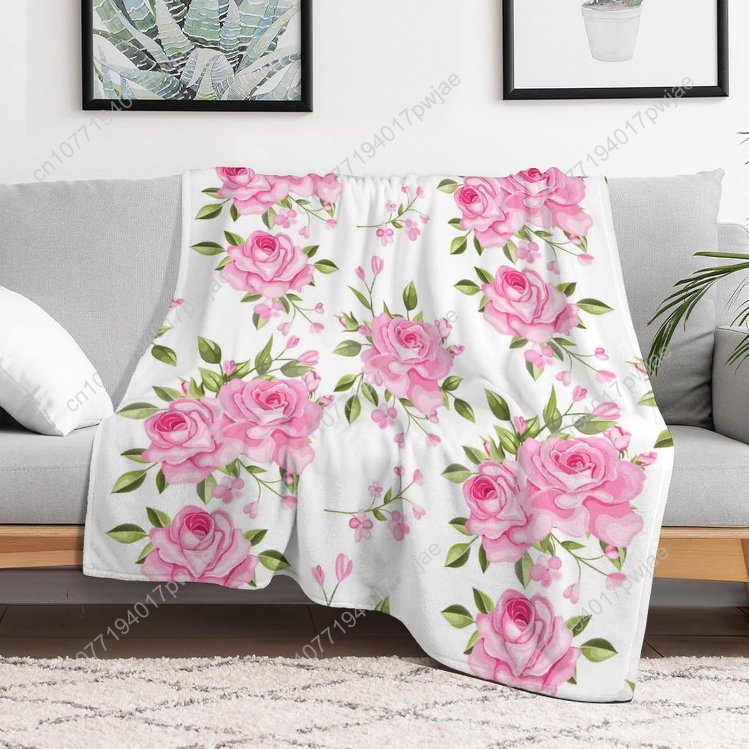 Одеяло с розовым цветком, цвет – обзор и цена Quality Home Textiles
