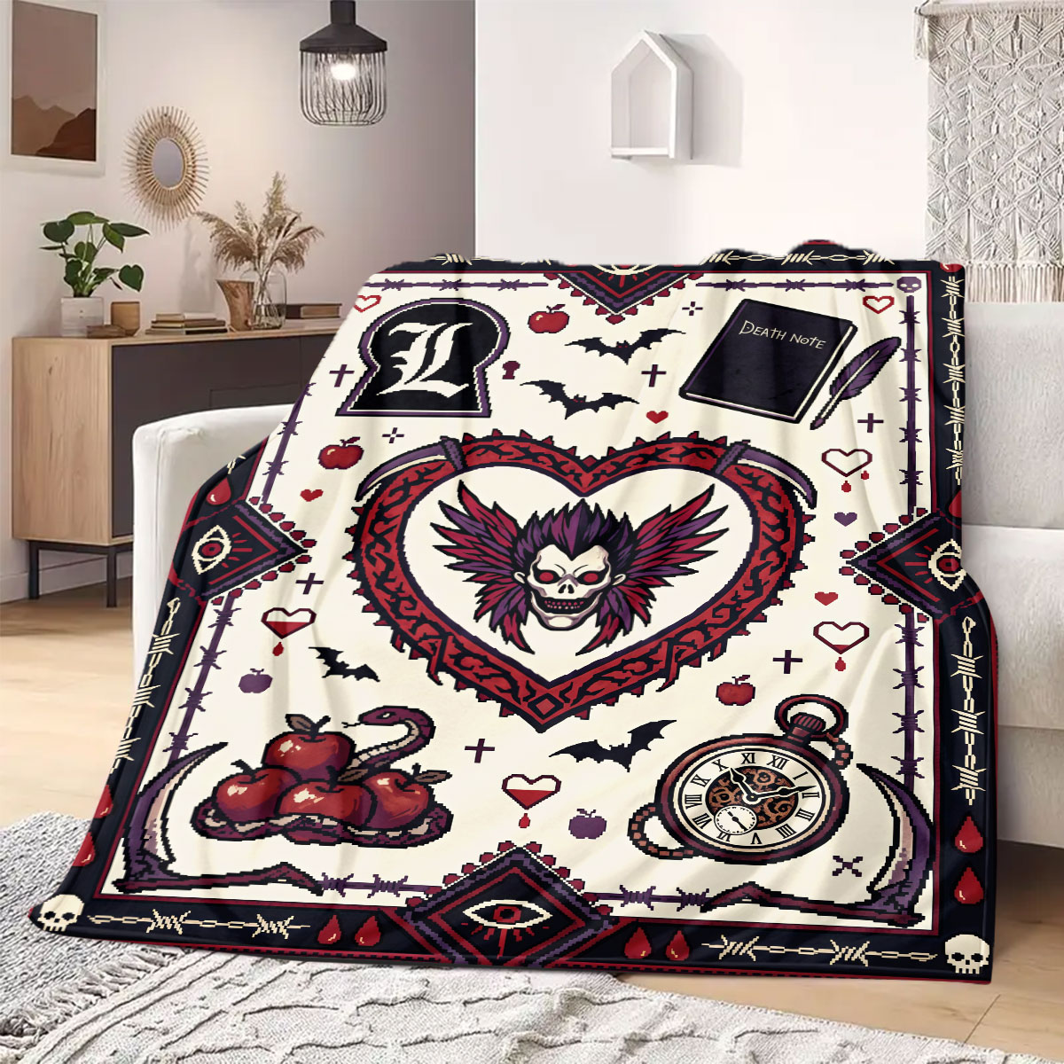 Фланелевое одеяло с принтом De – обзор и цена Home Textiles Notes